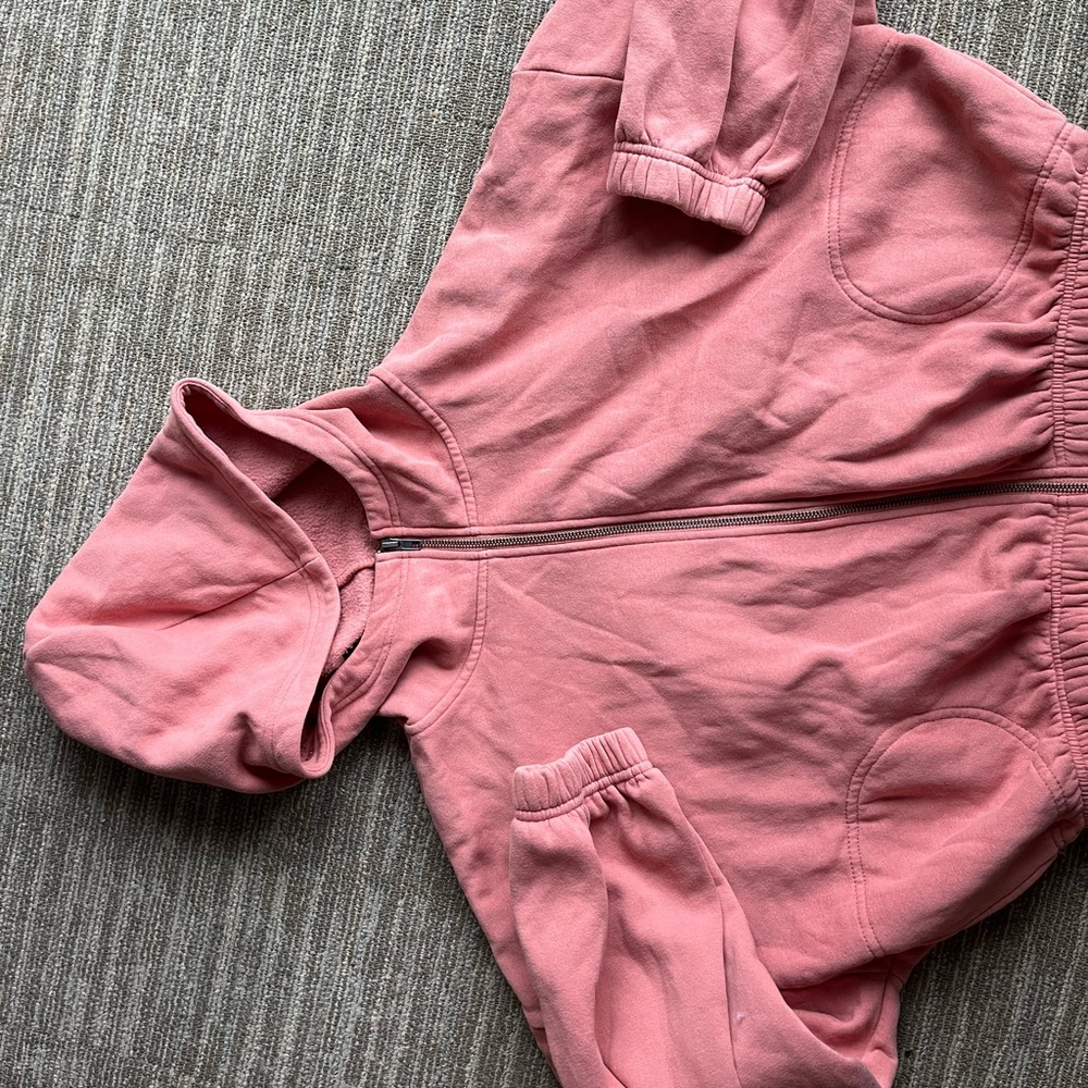 BDG Soft Pink Fleece Hoodie